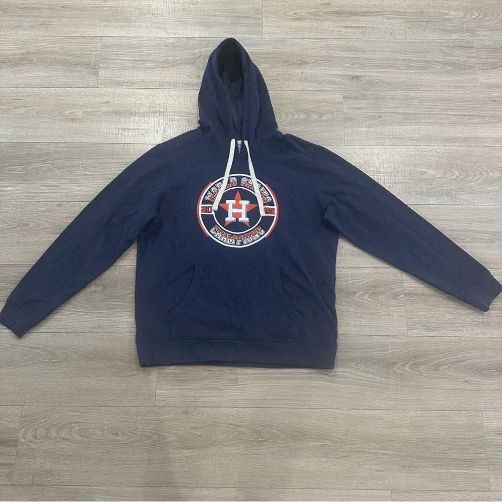 Houston Astros World Series Championship Navy Hoodie